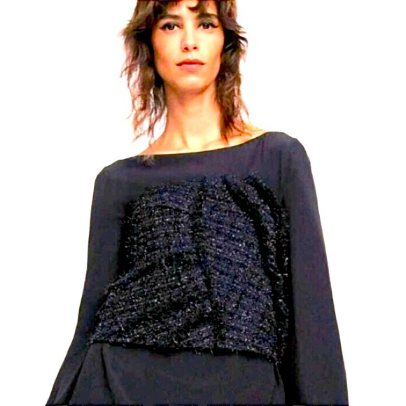 Zara | Tops | Zara Limited Edition Strapless Sparkly Black Bustier ...